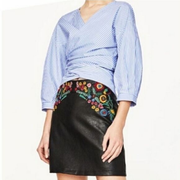 For the Republic Embroidered Skirt Sz 10 - Picture 2 of 9